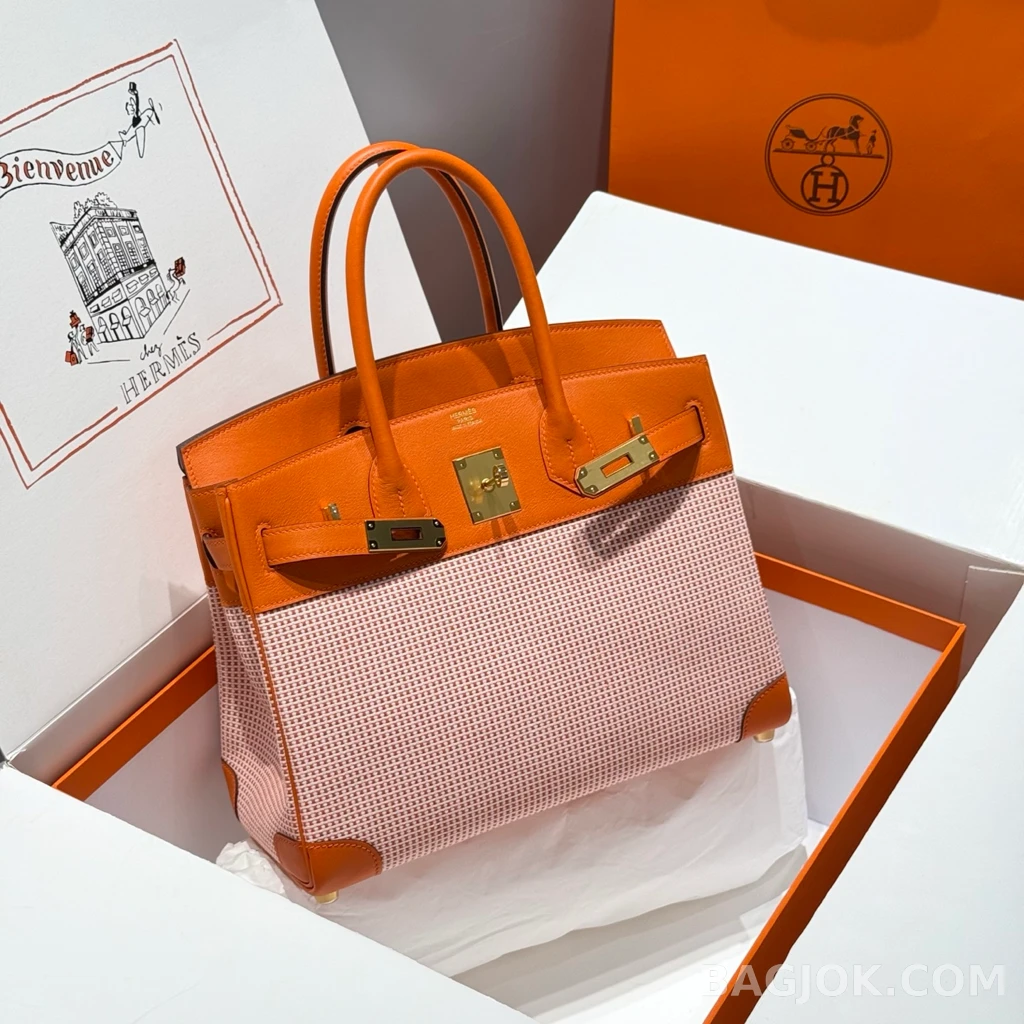 에르메스 Hermes 버킨 30 프렌치 빈티지 스위프트 상세 이미지