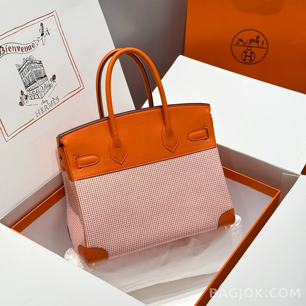 에르메스 Hermes 버킨 30 프렌치 빈티지 스위프트 상세 이미지
