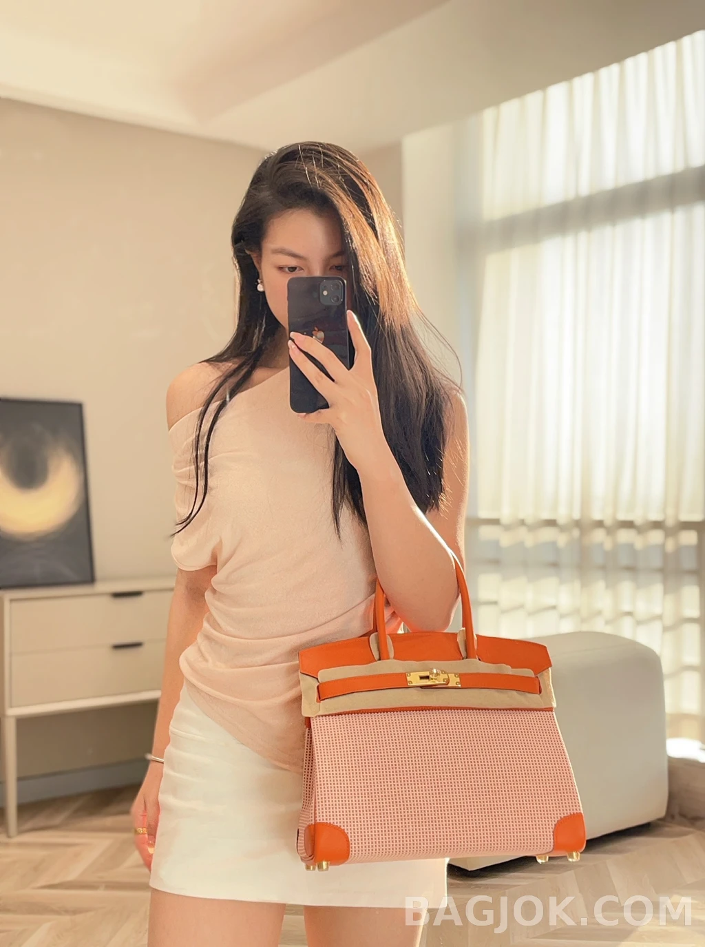 에르메스 Hermes 버킨 30 프렌치 빈티지 스위프트 상세 이미지