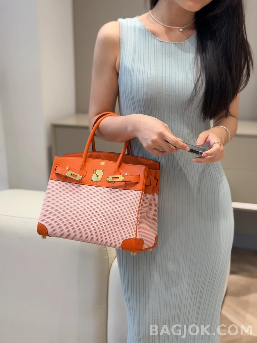 에르메스 Hermes 버킨 30 프렌치 빈티지 스위프트 상세 이미지