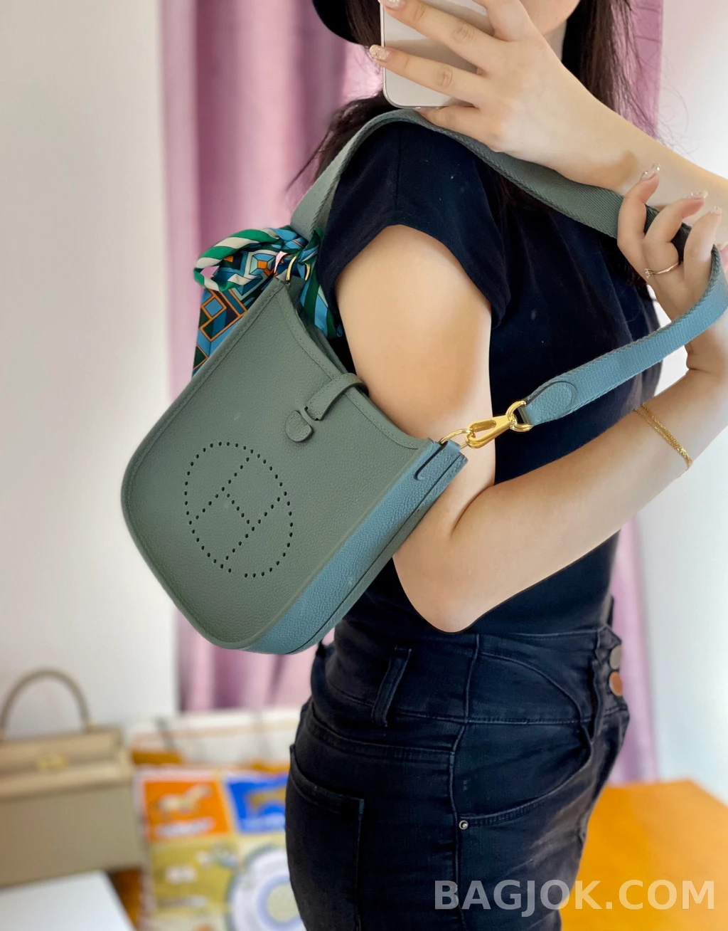 에르메스 Hermes 에블린 18 TC 카프스킨 ver.2 상세 이미지