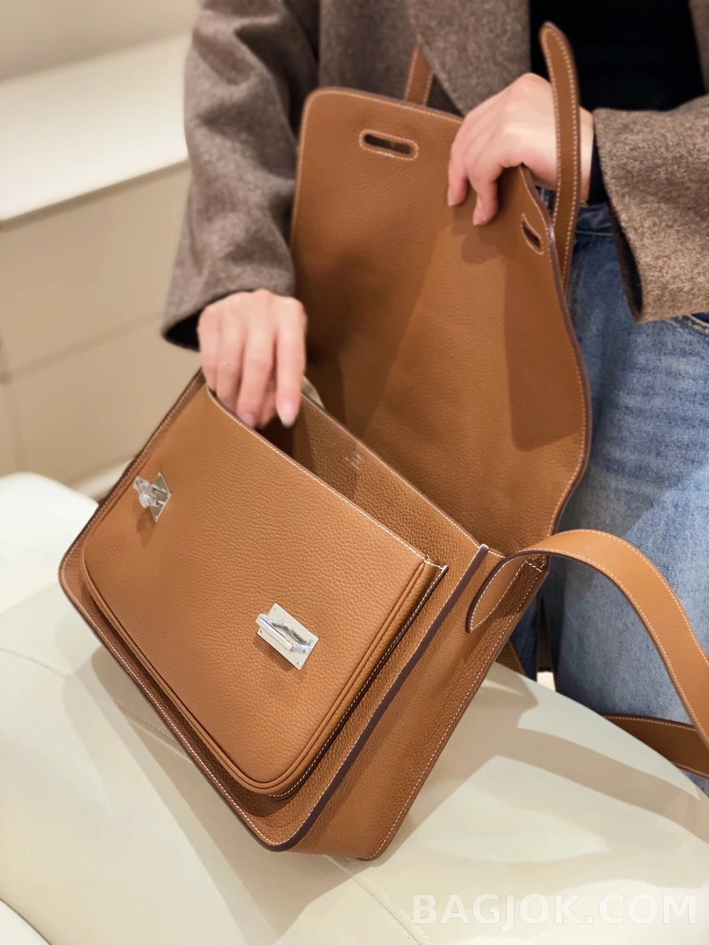 에르메스 Hermes 스티븐 34 토고 크로스백 상세 이미지