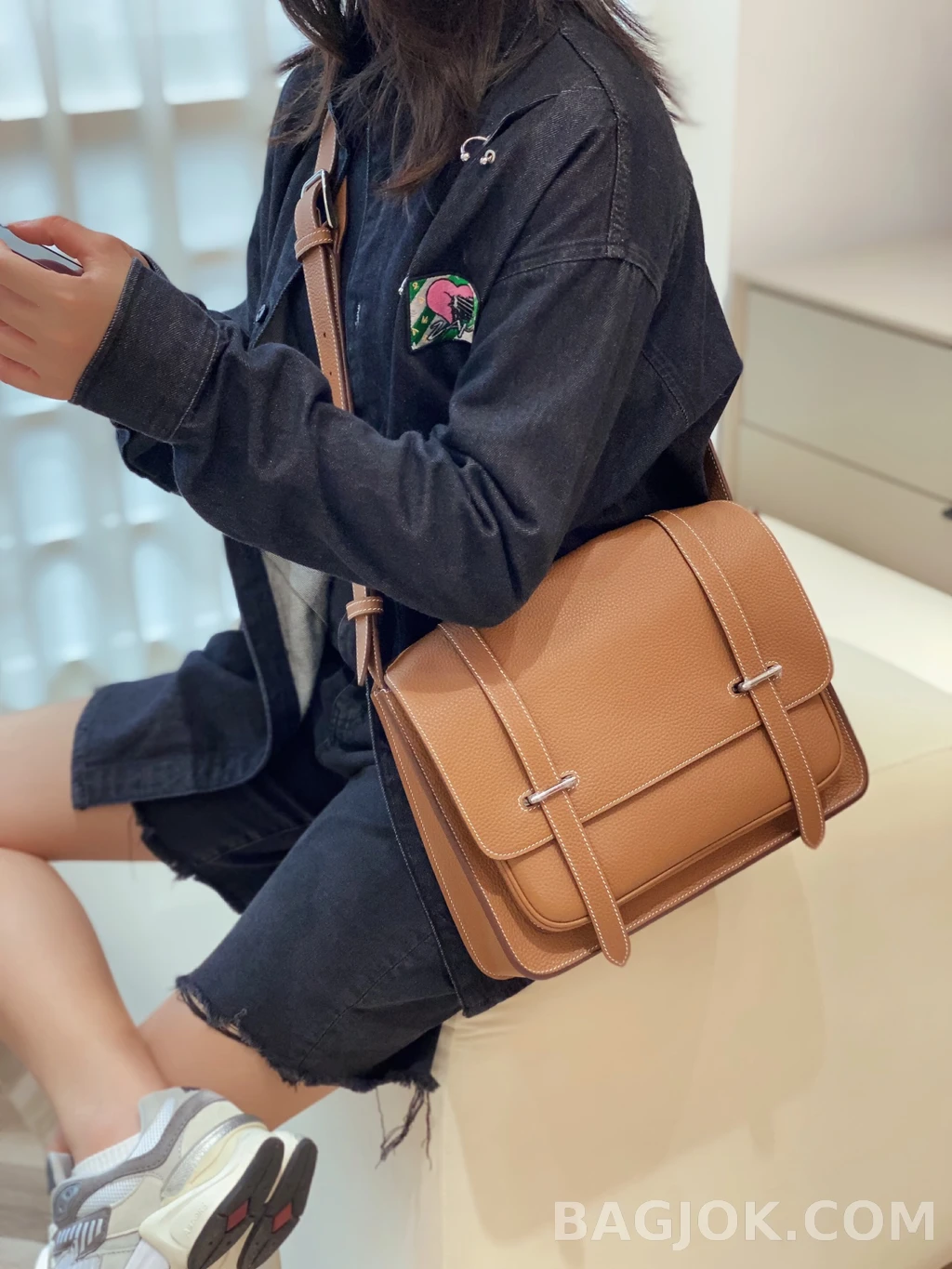 에르메스 Hermes 스티븐 30 토고 크로스백 상세 이미지