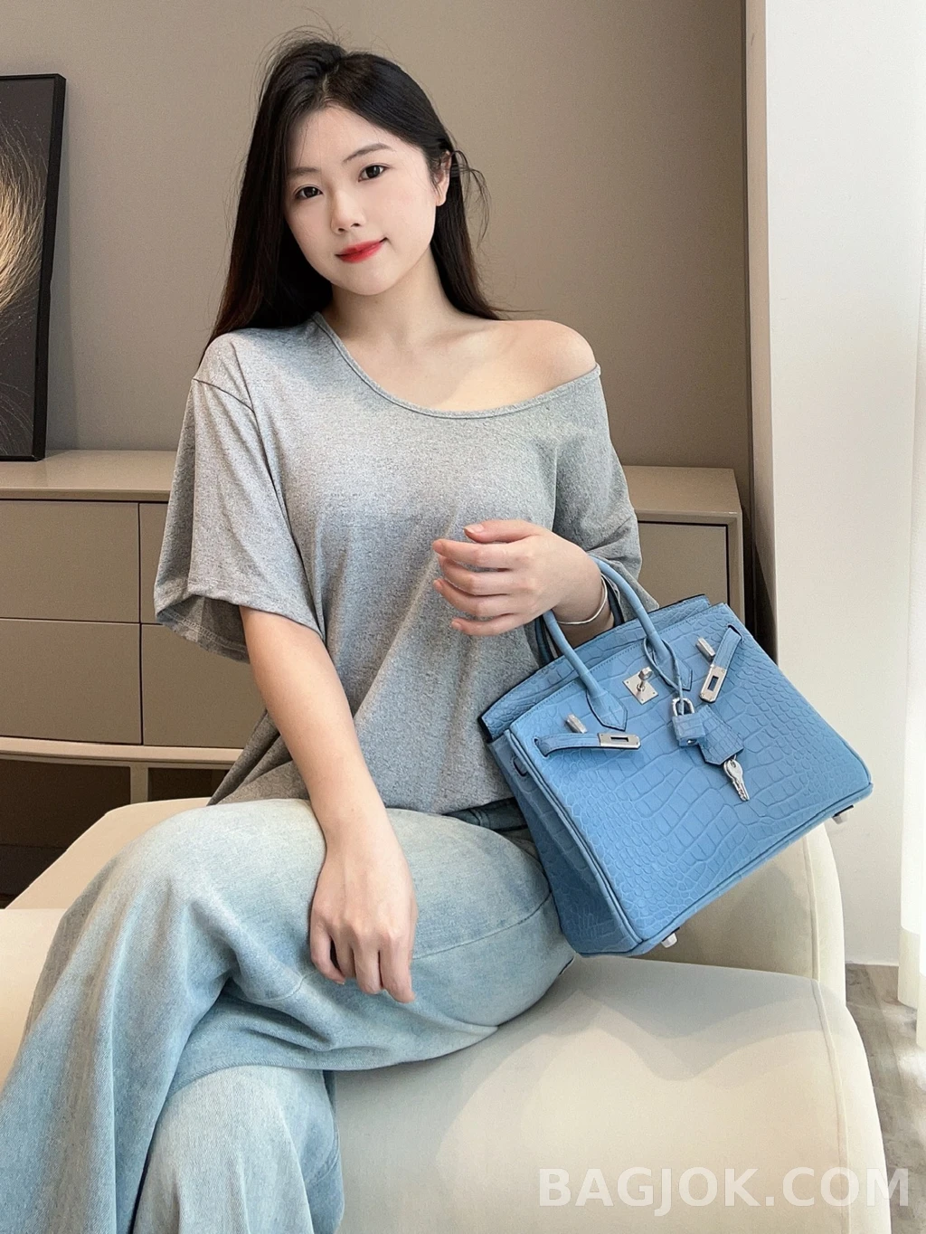 에르메스 Hermes 버킨 25 프랑스 HCP 크로커다일 상세 이미지