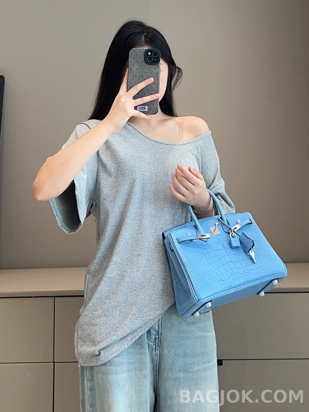 에르메스 Hermes 버킨 25 프랑스 HCP 크로커다일 상세 이미지