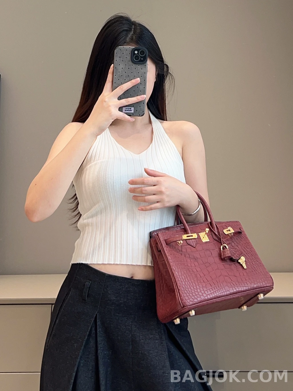 에르메스 Hermes 버킨 25 프랑스 HCP 크로커다일 상세 이미지
