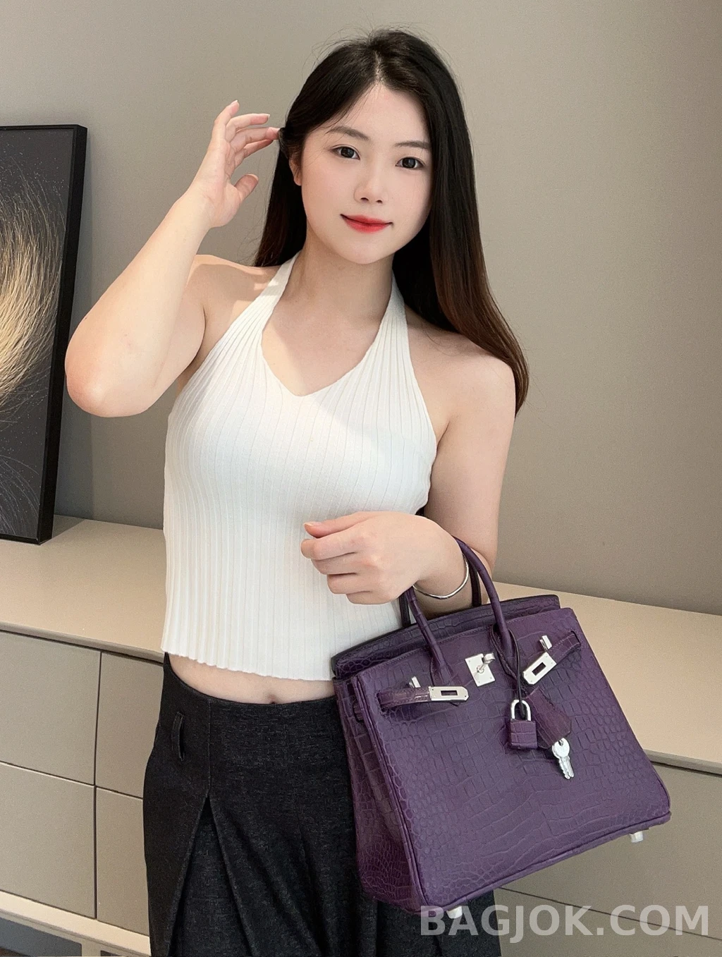 에르메스 Hermes 버킨 25 프랑스 HCP 크로커다일 상세 이미지