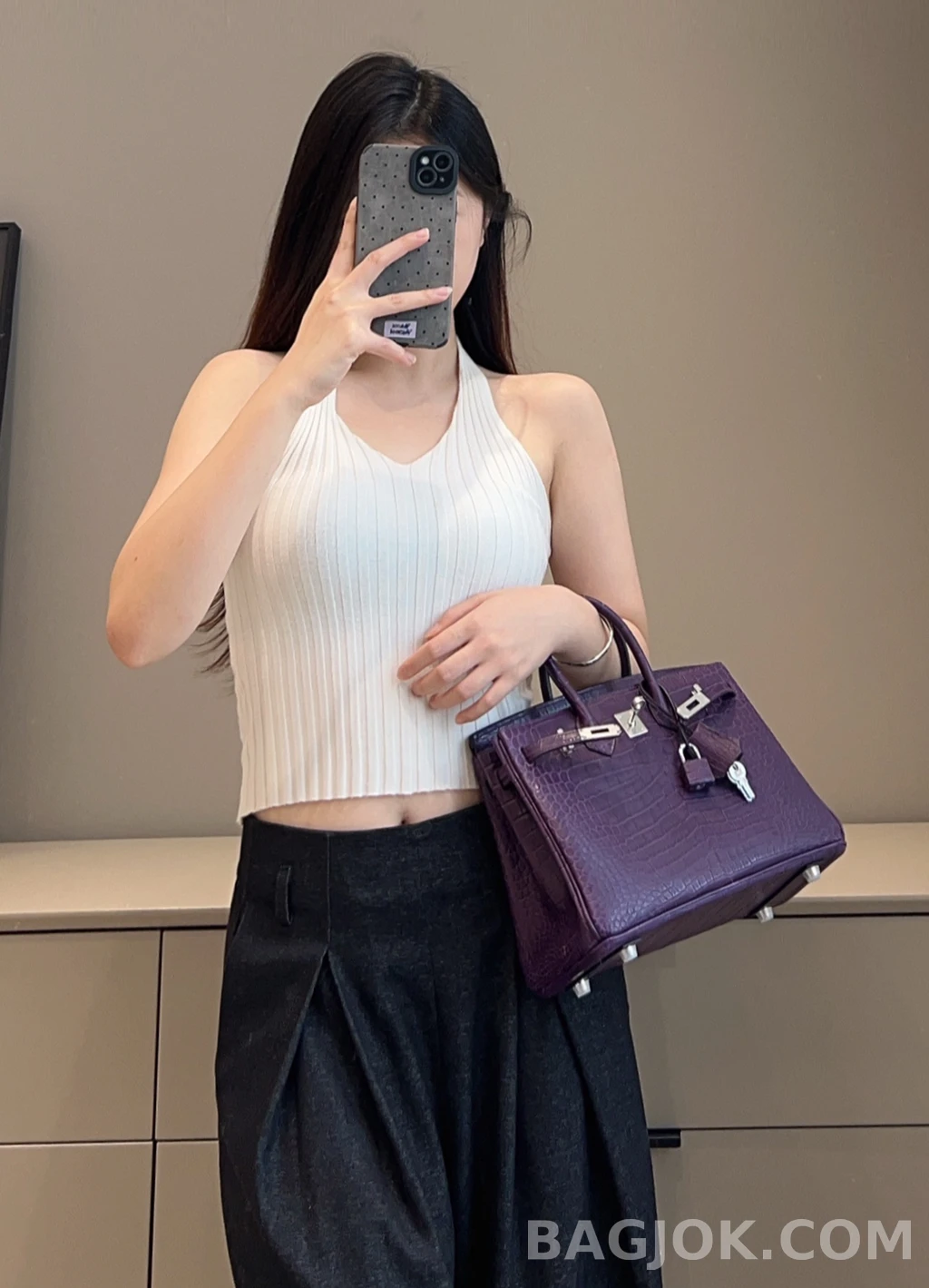 에르메스 Hermes 버킨 25 프랑스 HCP 크로커다일 상세 이미지