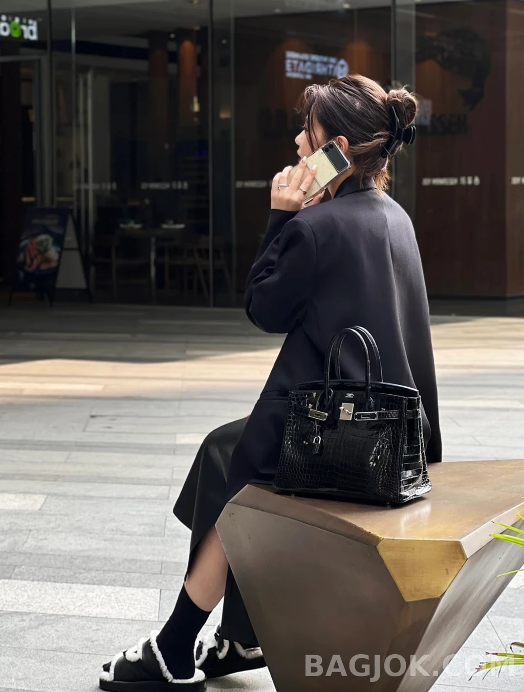 에르메스 Hermes 버킨 30 백 프랑스 HCP 크로커다일 상세 이미지