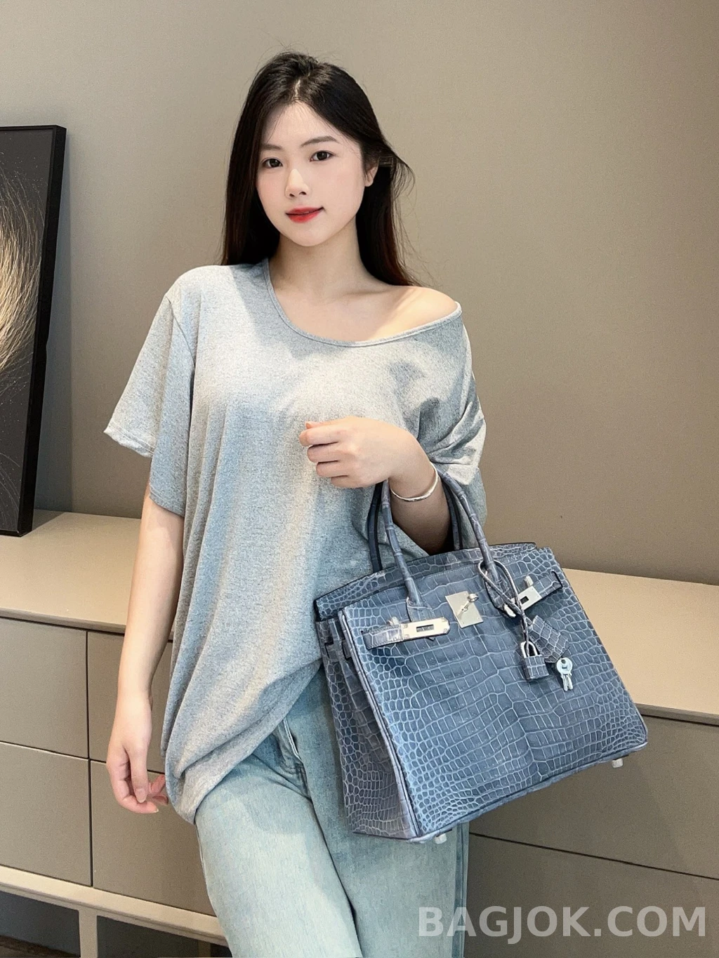 에르메스 Hermes 버킨 30 백 프랑스 HCP 크로커다일 상세 이미지