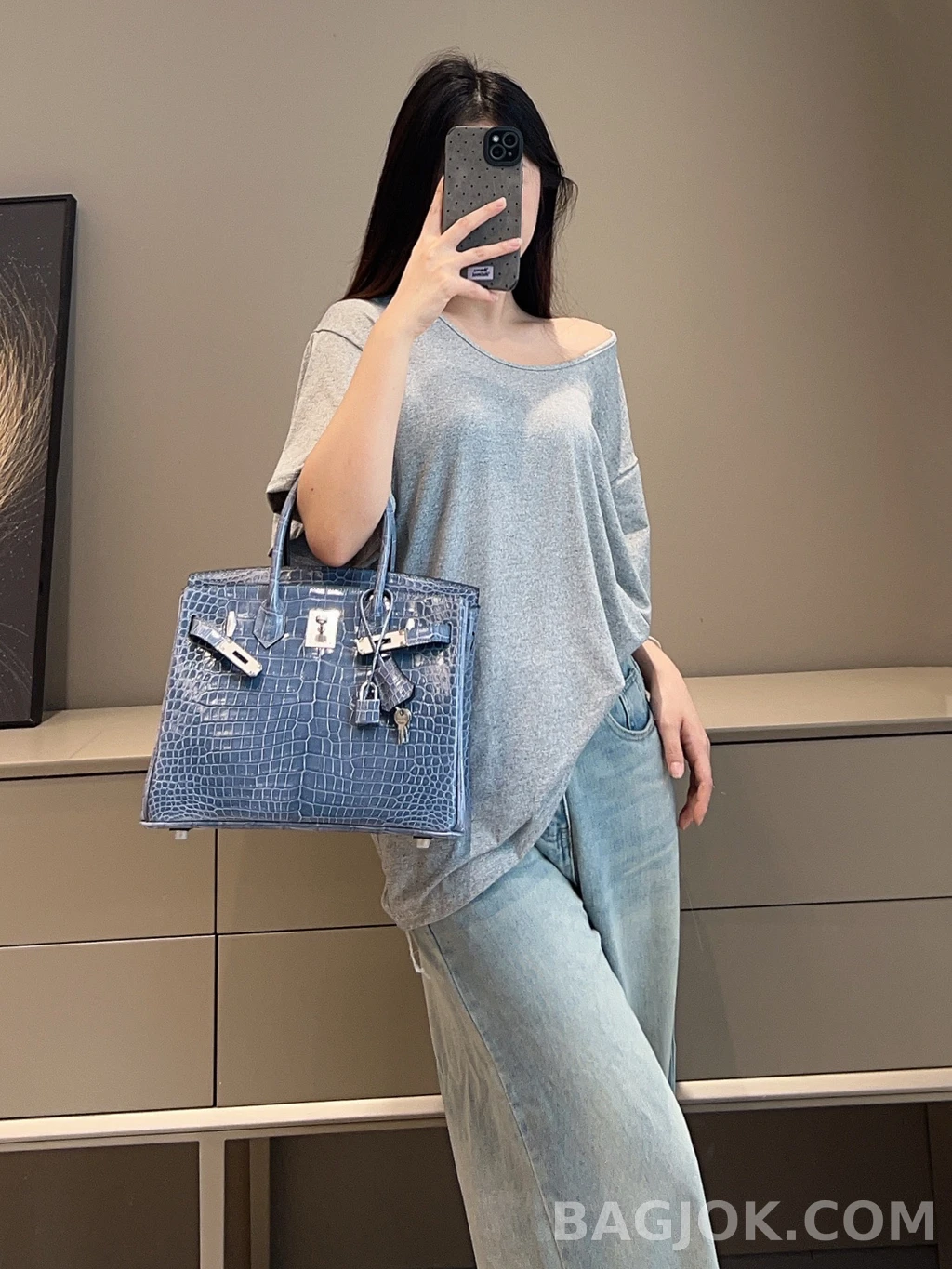 에르메스 Hermes 버킨 30 백 프랑스 HCP 크로커다일 상세 이미지