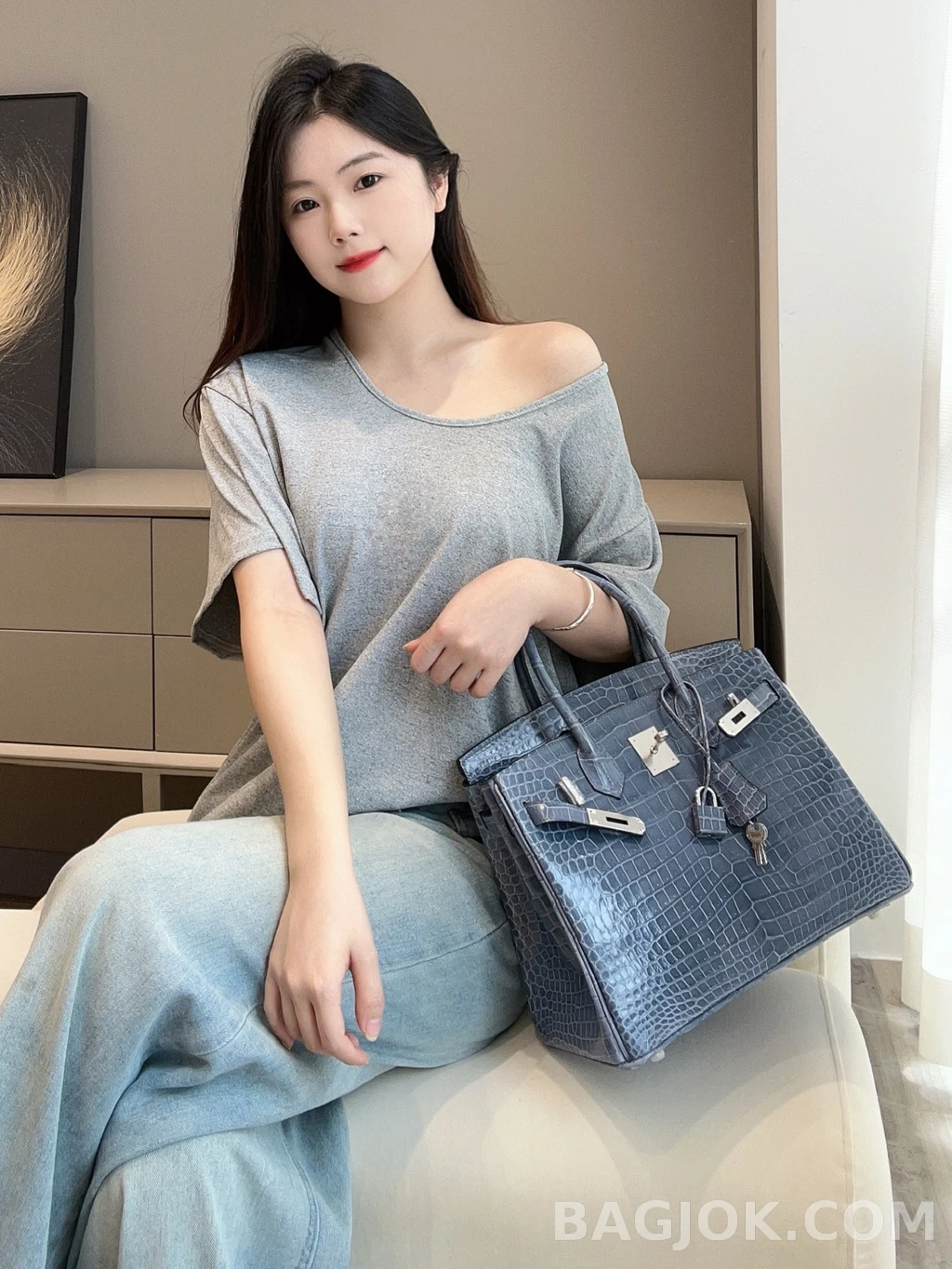 에르메스 Hermes 버킨 30 백 프랑스 HCP 크로커다일 상세 이미지