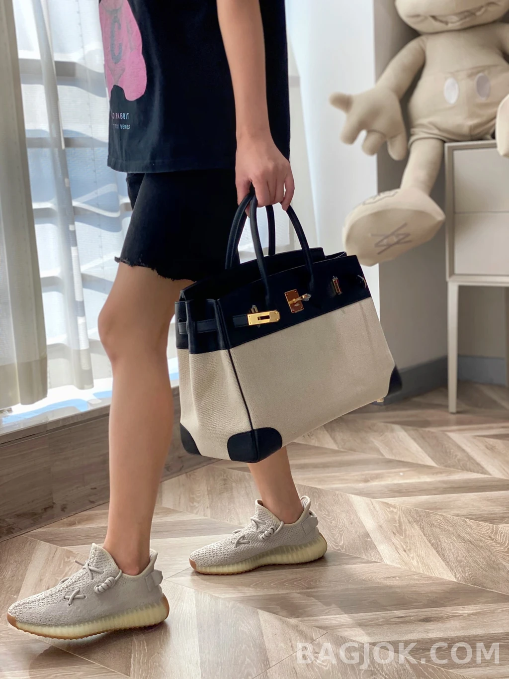 에르메스 Hermes 버킨 35 프렌치 빈티지 스위프트 상세 이미지