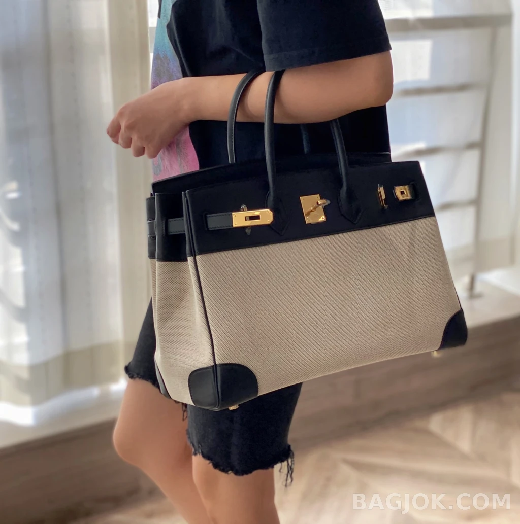 에르메스 Hermes 버킨 35 프렌치 빈티지 스위프트 상세 이미지