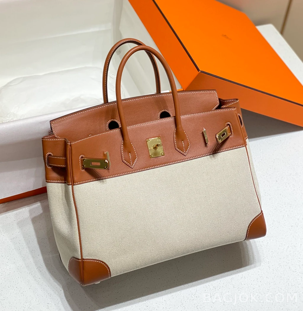 에르메스 Hermes 버킨 35 프렌치 빈티지 스위프트 상세 이미지