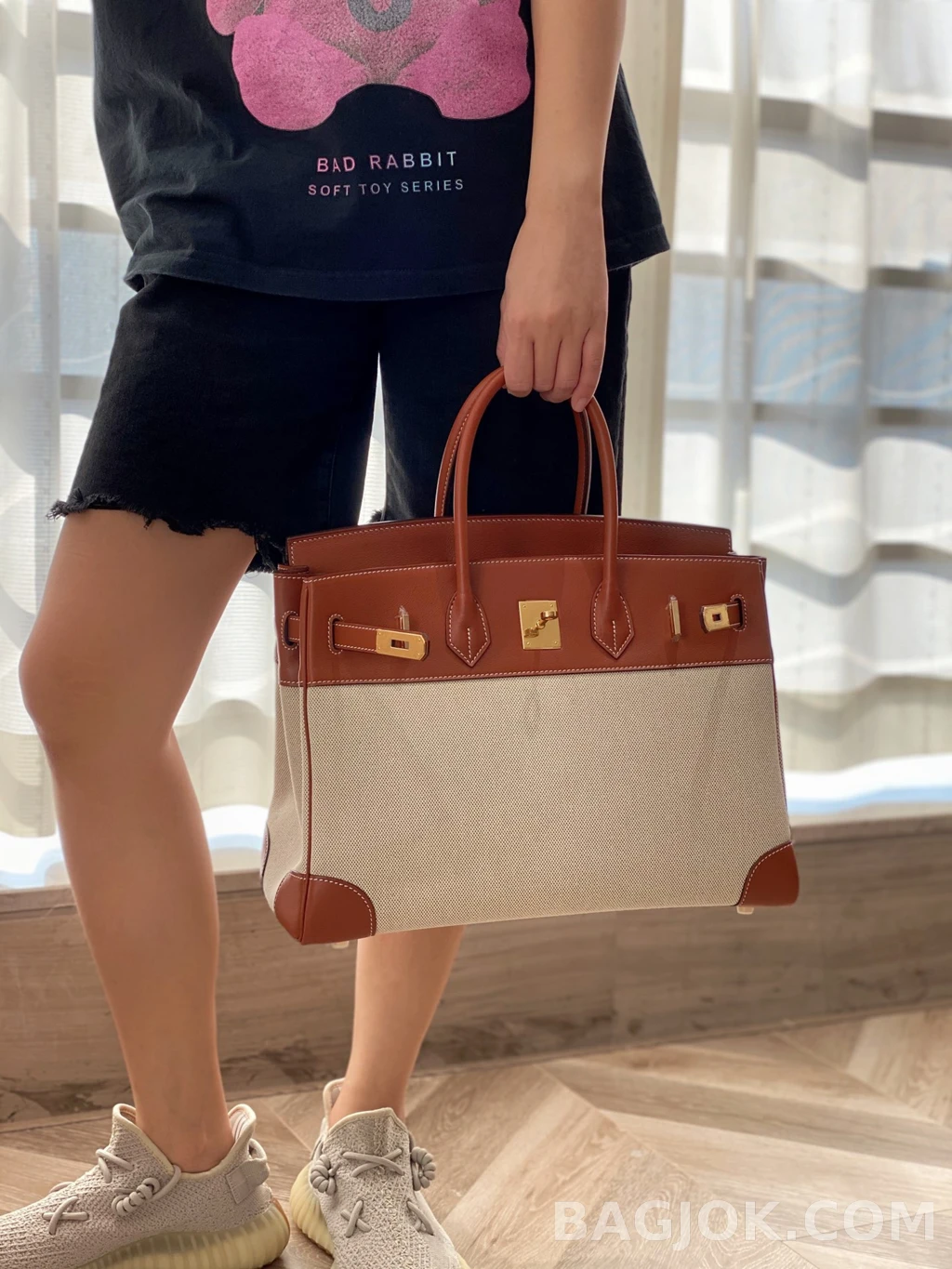 에르메스 Hermes 버킨 35 프렌치 빈티지 스위프트 상세 이미지