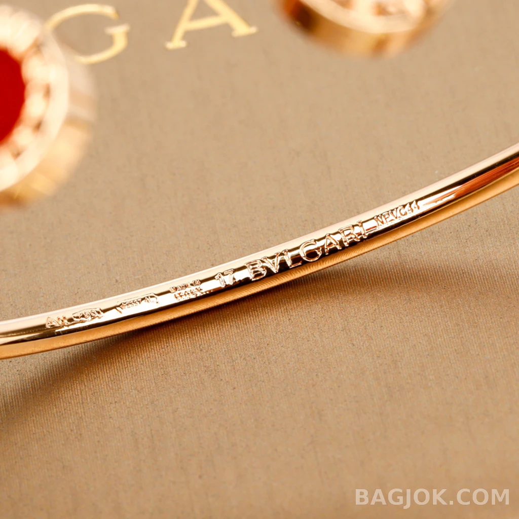 불가리 Bvlgari 라운드 디스크 오픈 뱅글 상세 이미지