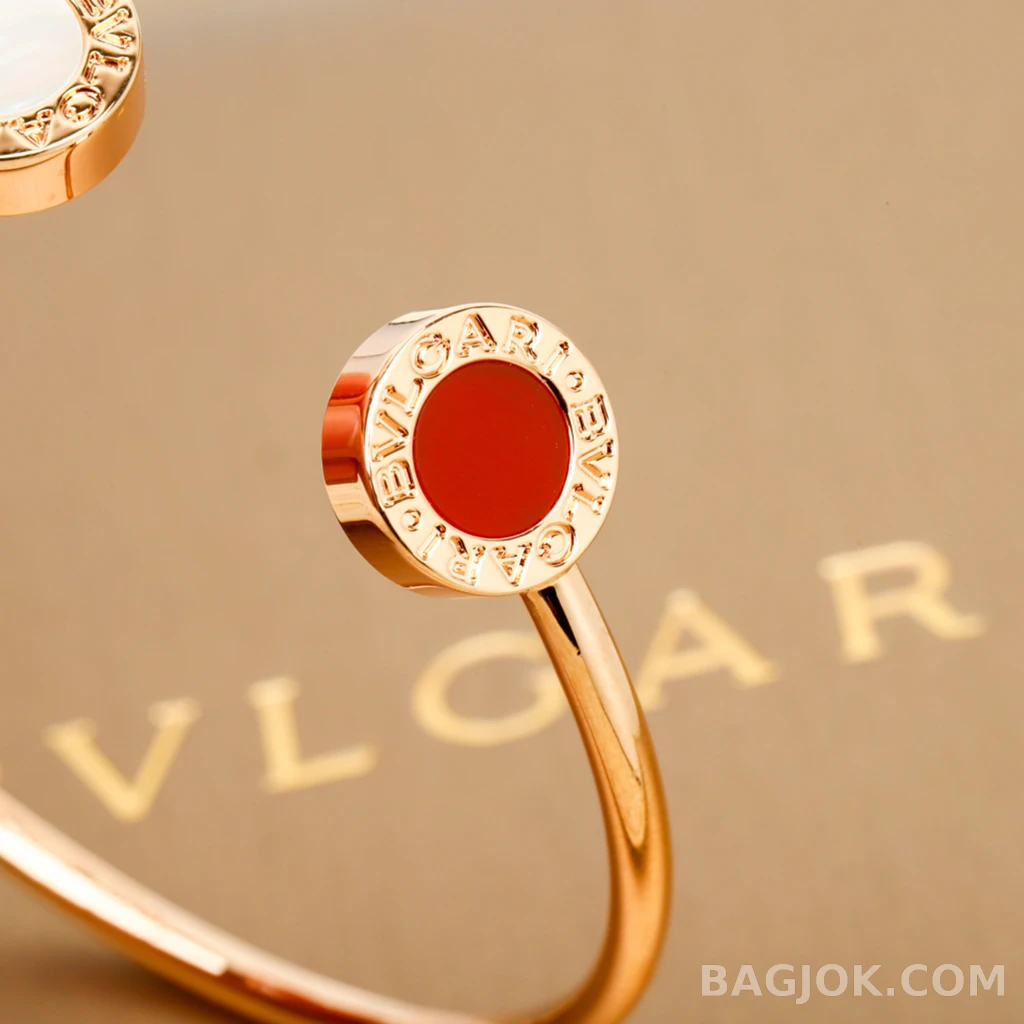 불가리 Bvlgari 라운드 디스크 오픈 뱅글 상세 이미지