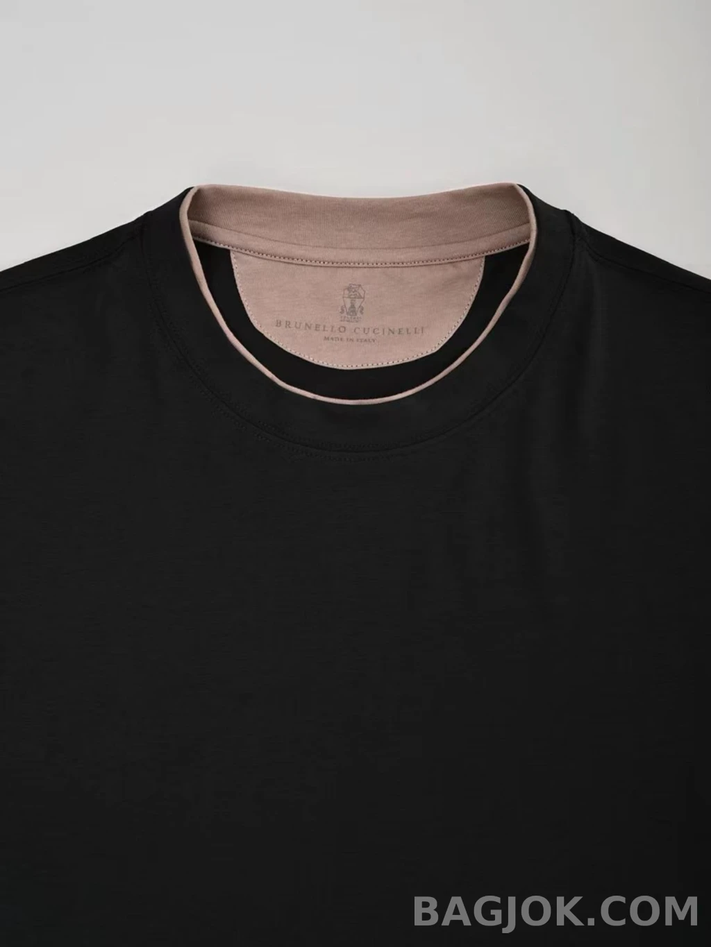 브루넬로 쿠치넬리 Brunello Cucinelli 코튼 크루넥 티셔츠 상세 이미지
