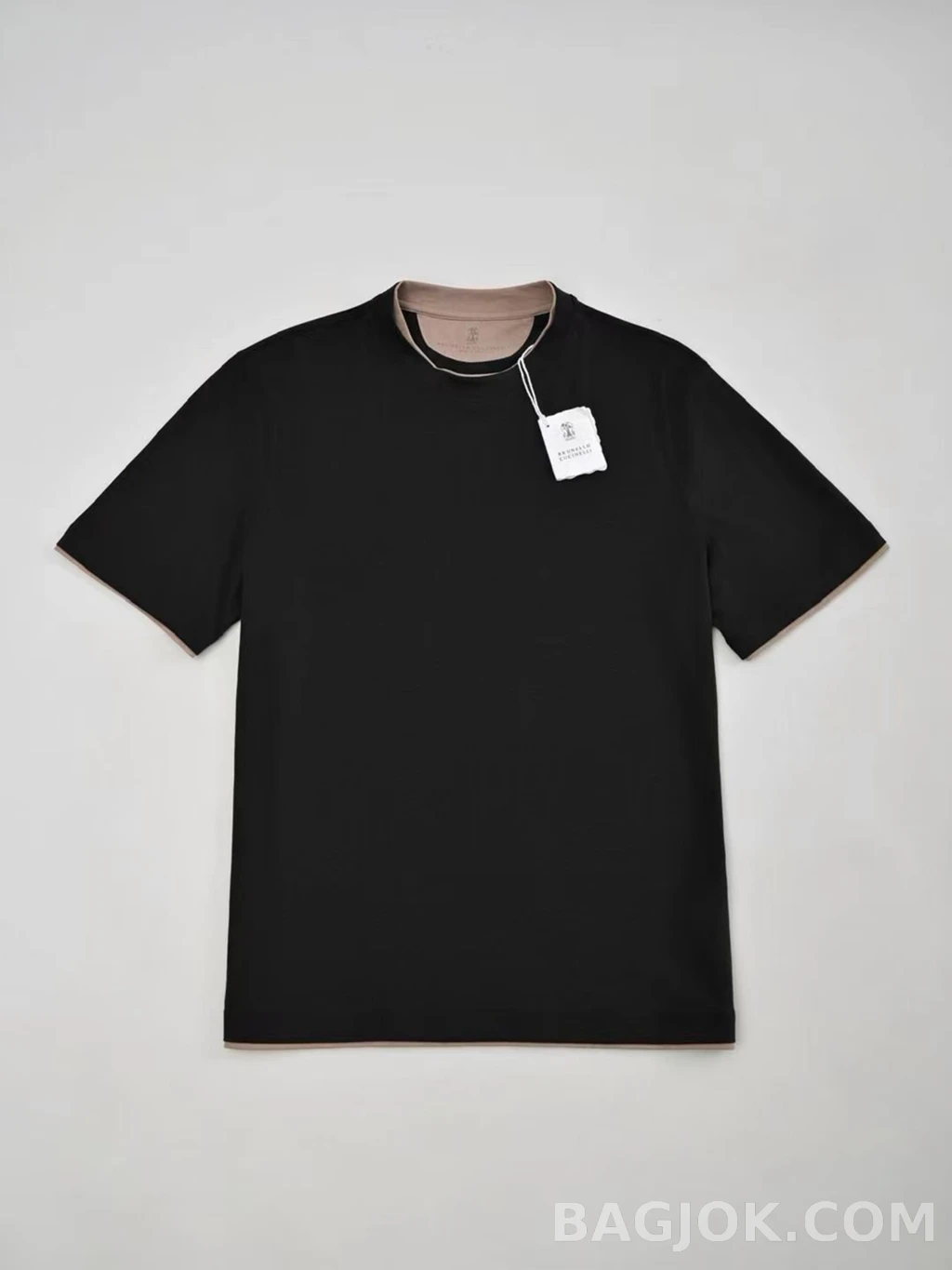 브루넬로 쿠치넬리 Brunello Cucinelli 코튼 크루넥 티셔츠 상세 이미지