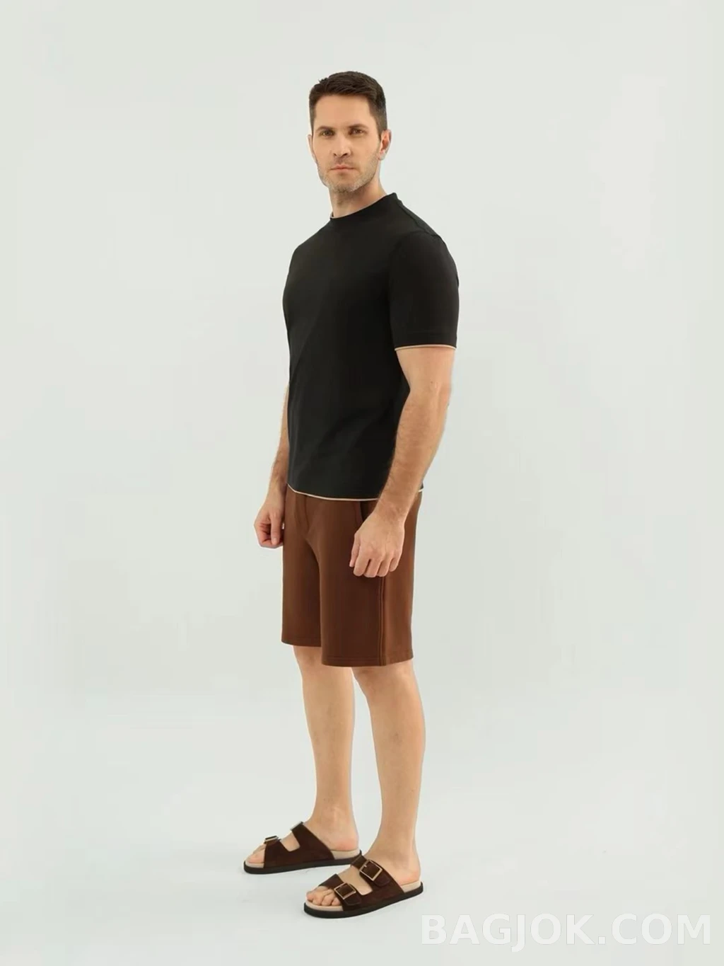 브루넬로 쿠치넬리 Brunello Cucinelli 코튼 크루넥 티셔츠 상세 이미지