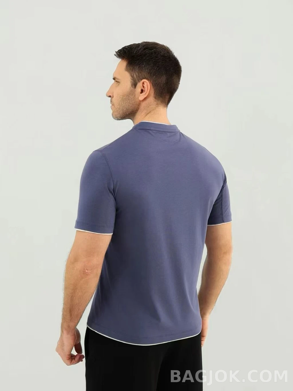 브루넬로 쿠치넬리 Brunello Cucinelli 코튼 크루넥 티셔츠 상세 이미지