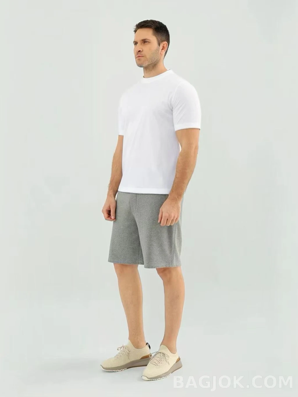 브루넬로 쿠치넬리 Brunello Cucinelli 코튼 크루넥 티셔츠 상세 이미지