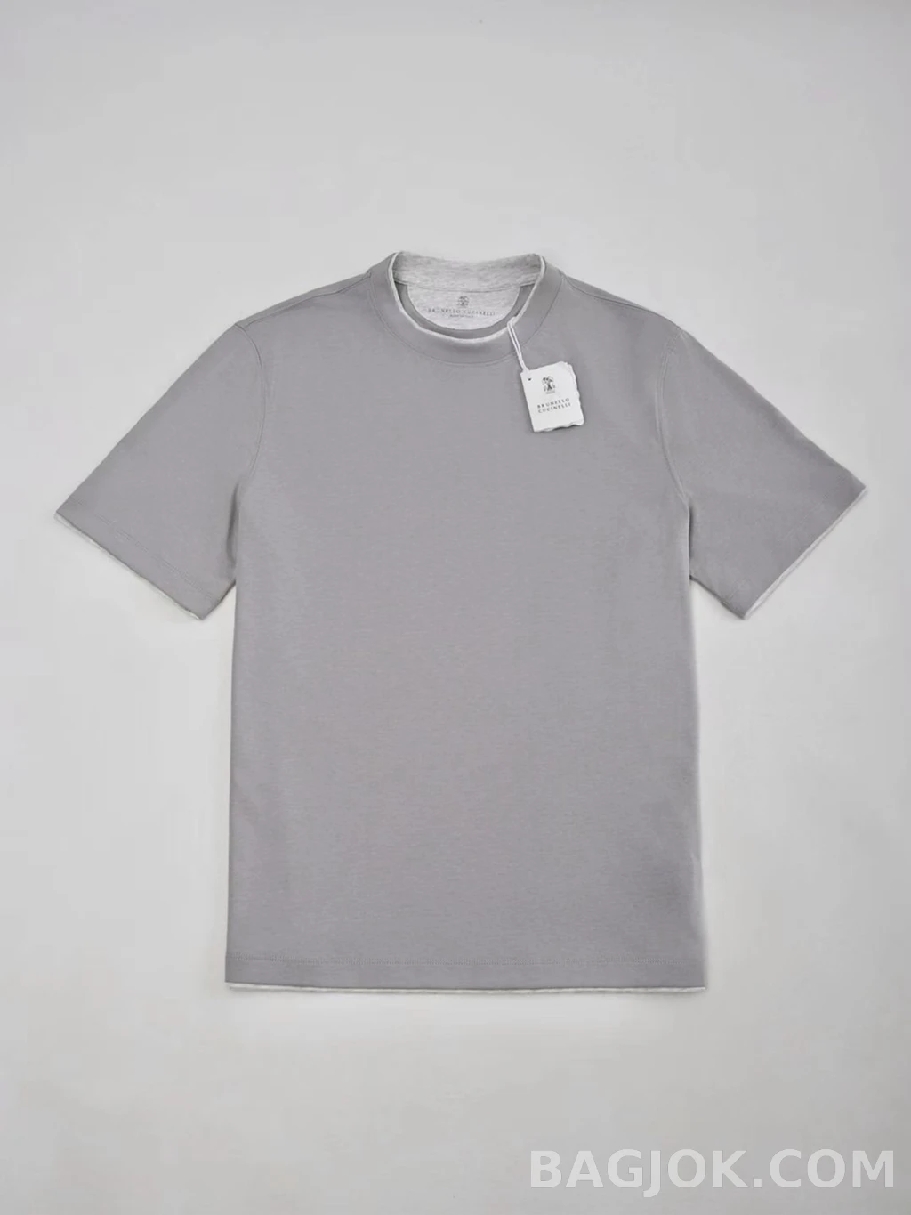 브루넬로 쿠치넬리 Brunello Cucinelli 코튼 크루넥 티셔츠 상세 이미지