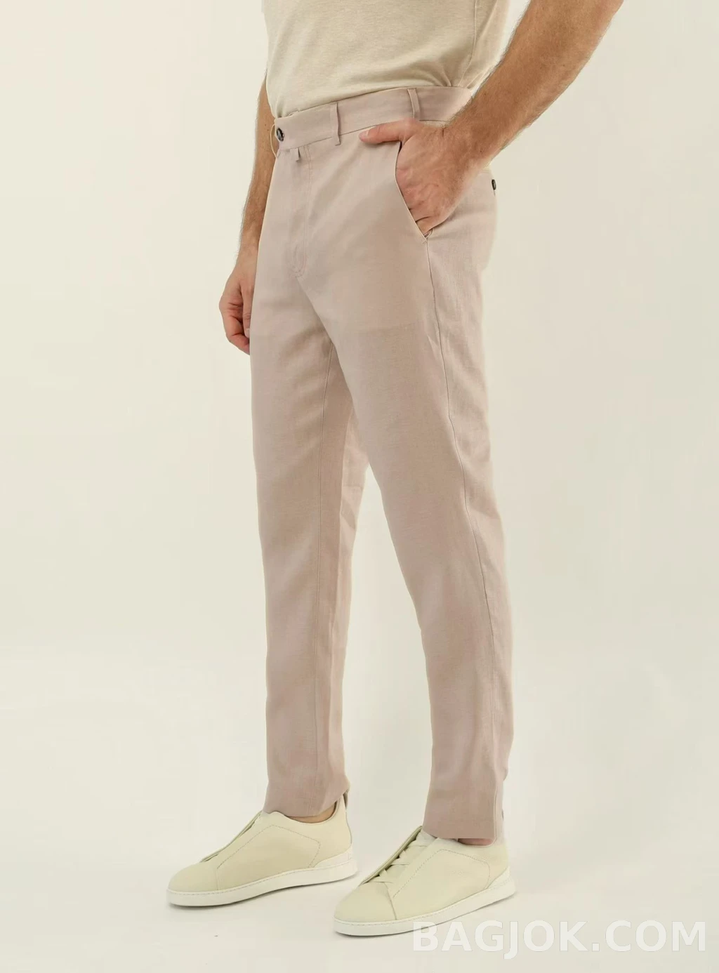 로로피아나 Loro Piana 린넨 슬랙스 상세 이미지