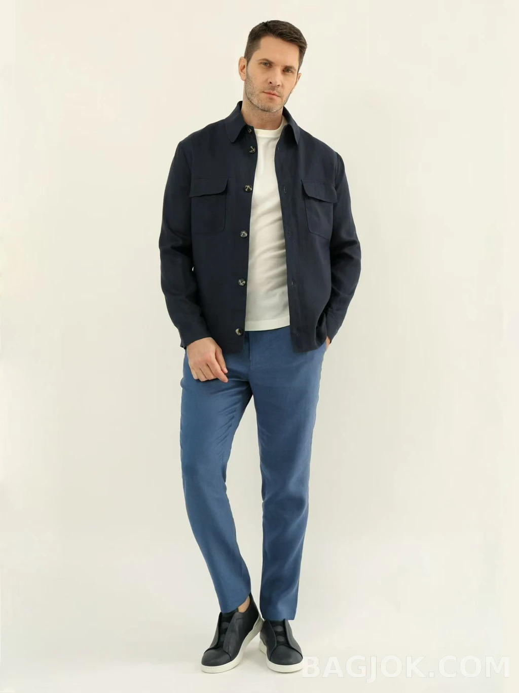 로로피아나 Loro Piana 린넨 슬랙스 상세 이미지