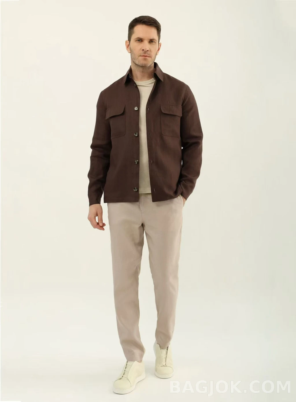 로로피아나 Loro Piana 린넨 슬랙스 상세 이미지
