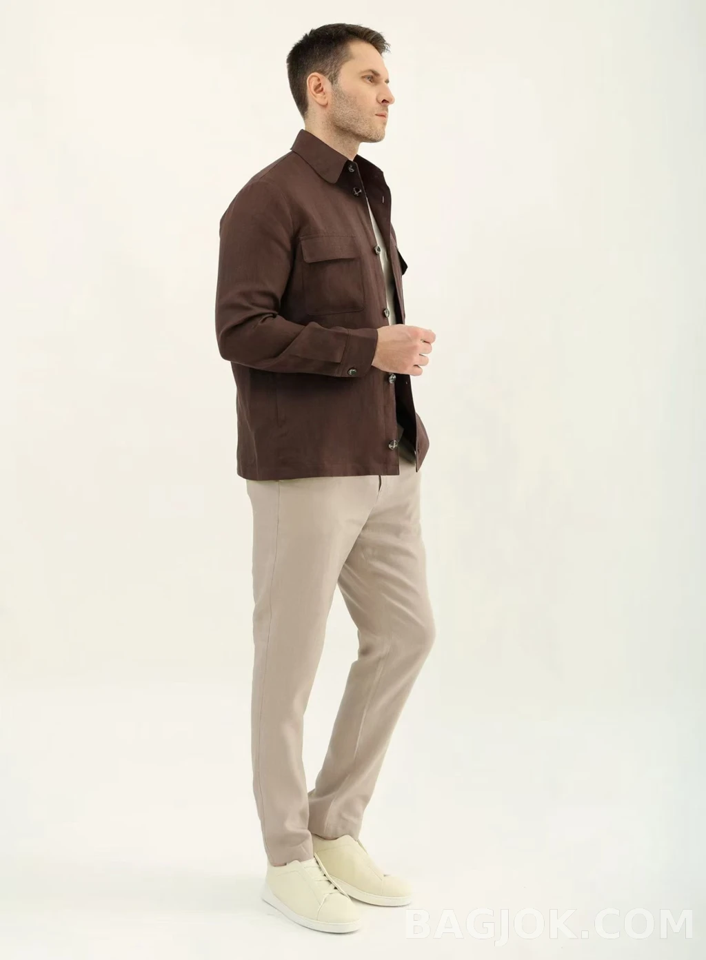 로로피아나 Loro Piana 린넨 슬랙스 상세 이미지