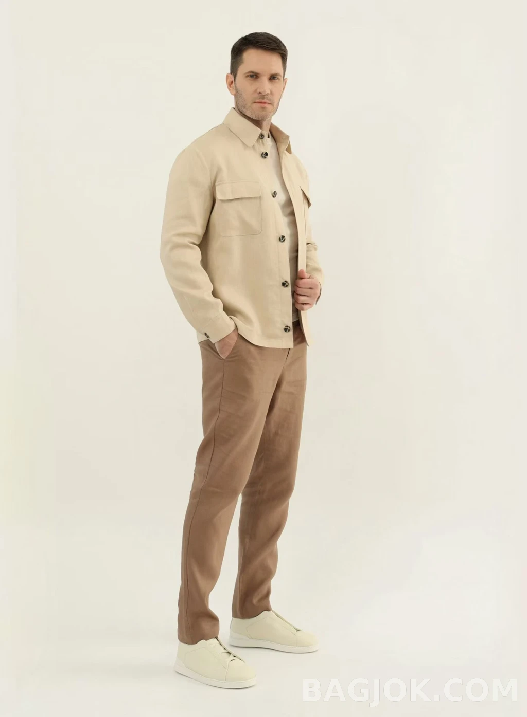로로피아나 Loro Piana 린넨 슬랙스 상세 이미지