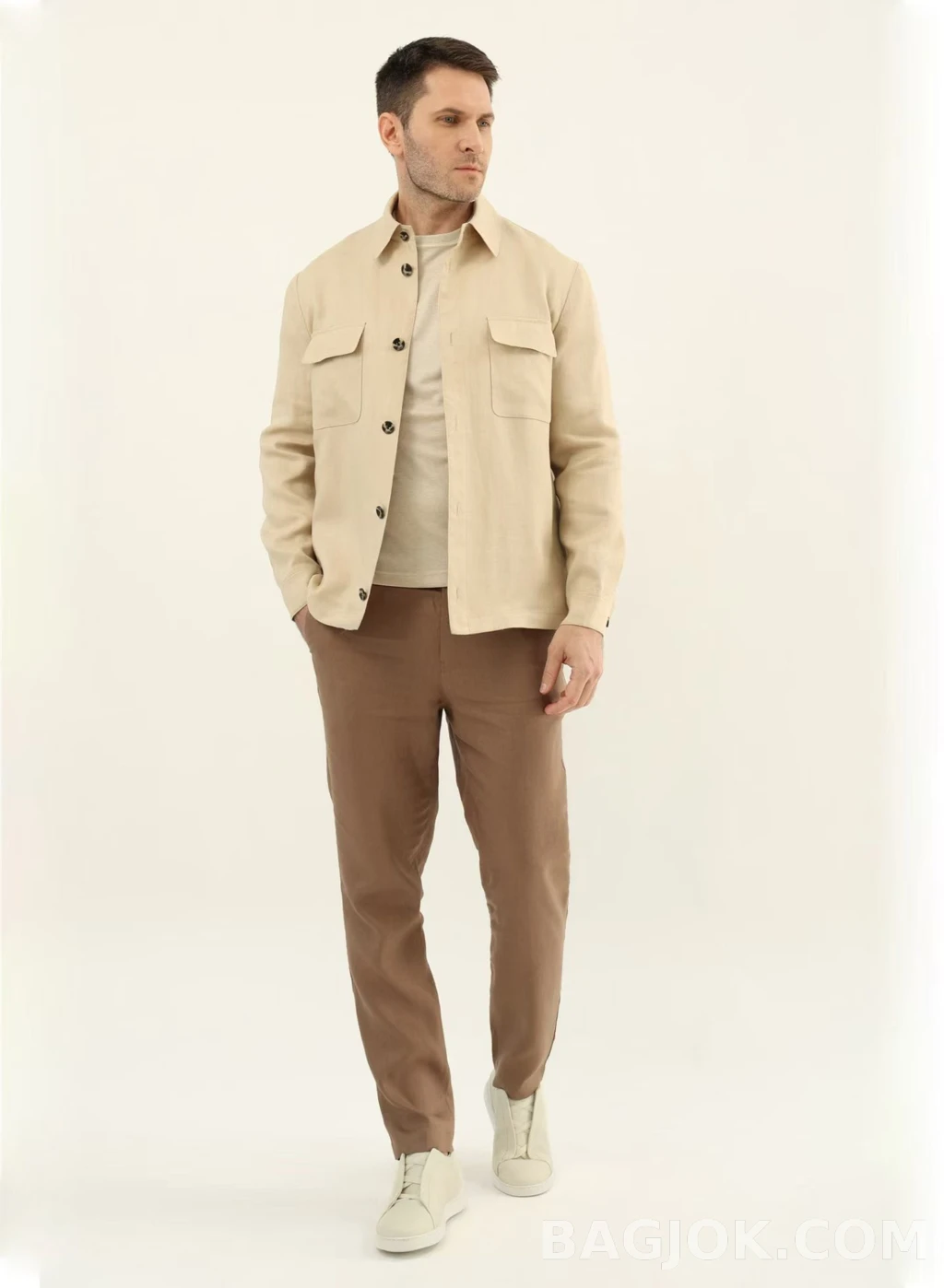 로로피아나 Loro Piana 린넨 슬랙스 상세 이미지