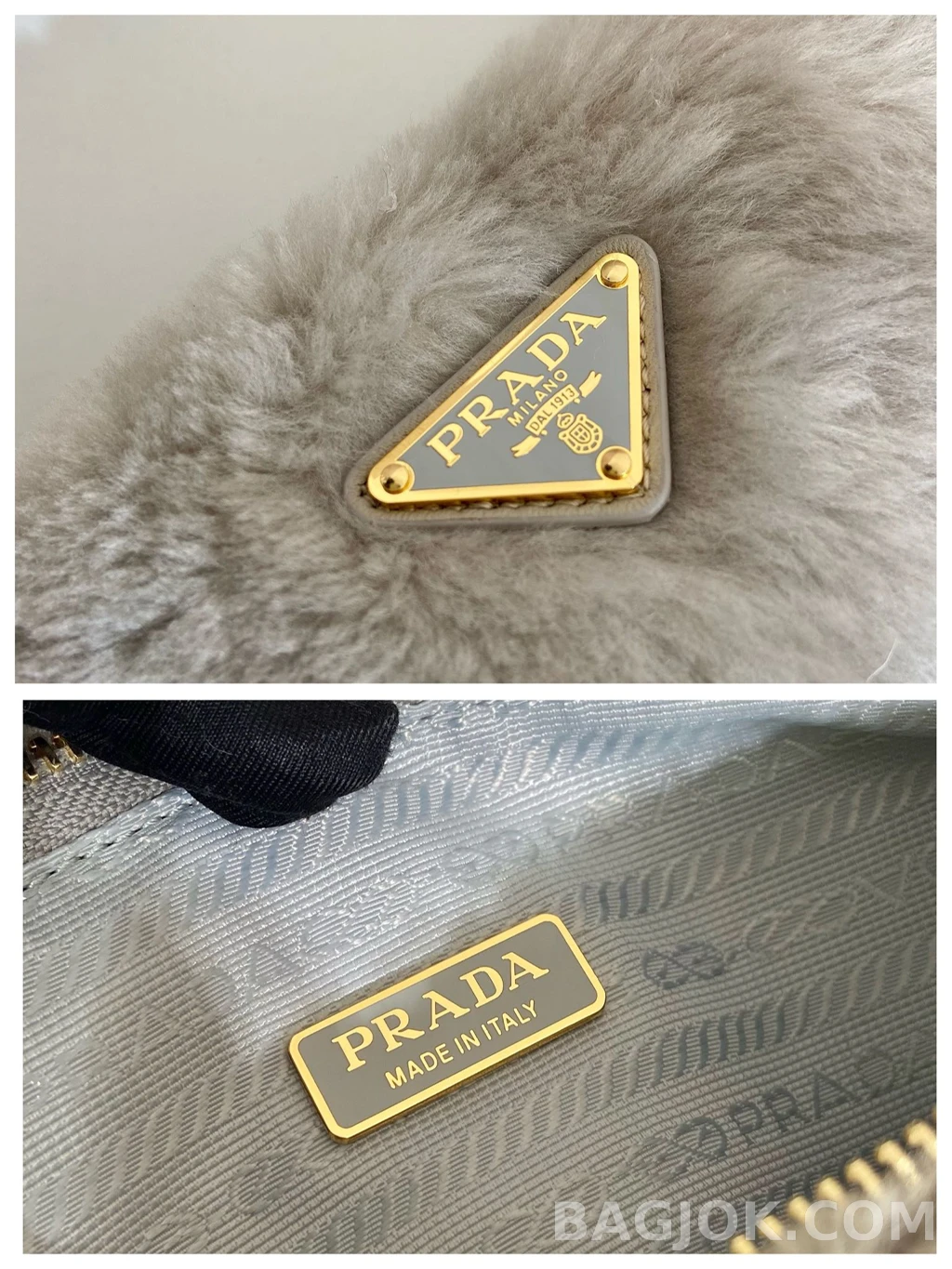 프라다 Prada 삼각 퍼 숄더백 상세 이미지