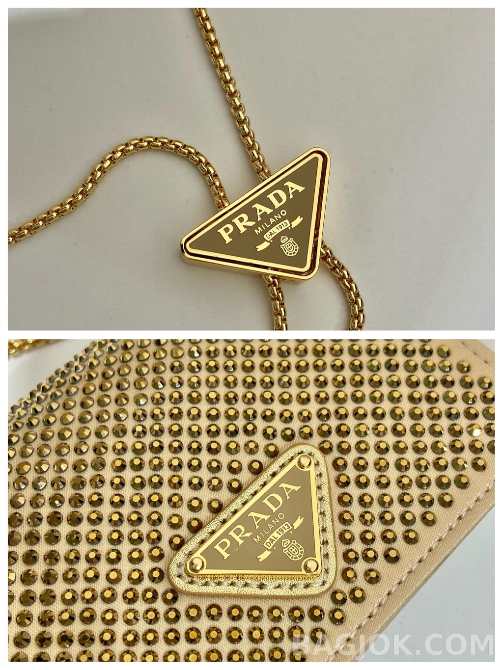 프라다  Prada 크리스탈 미니 체인백 상세 이미지