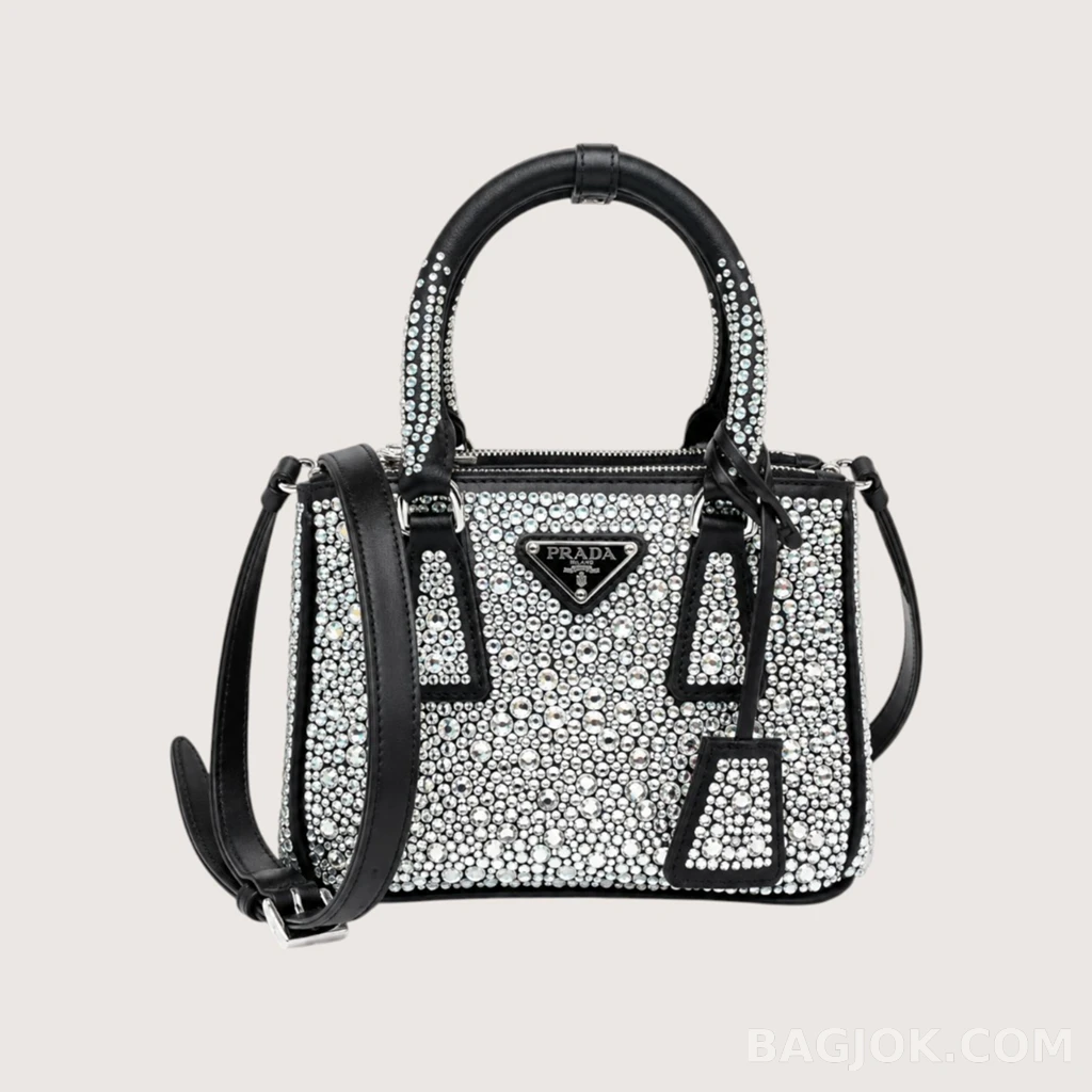 Prada 크리스탈 새틴 미니 갤러리아백_대표이미지