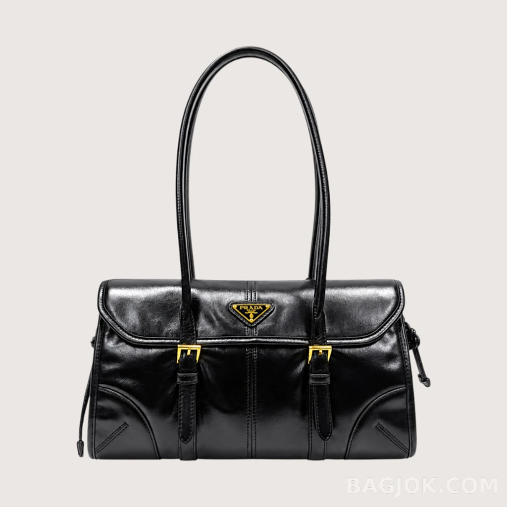 Prada 오일 왁스드 레더 빈티지 숄더백_대표이미지