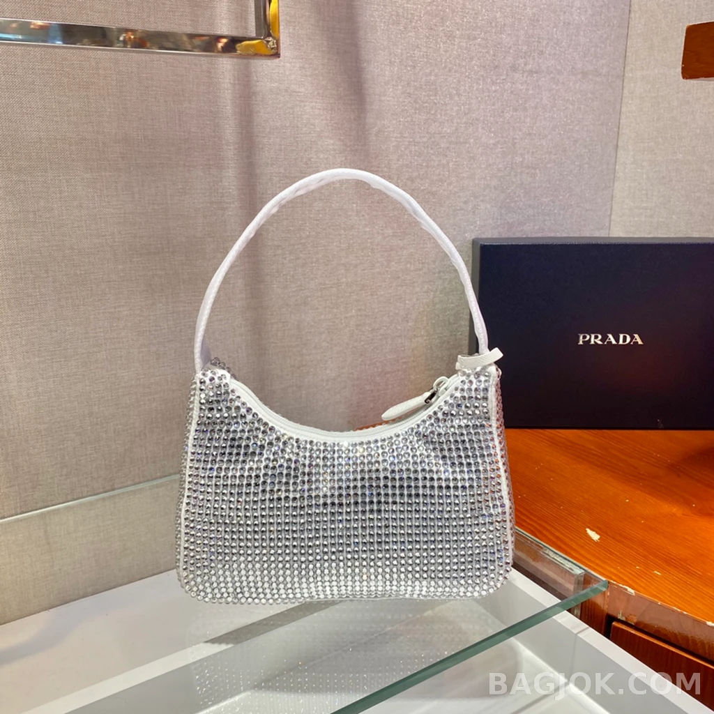 프라다 Prada 크리스탈 메쉬 호보백 상세 이미지