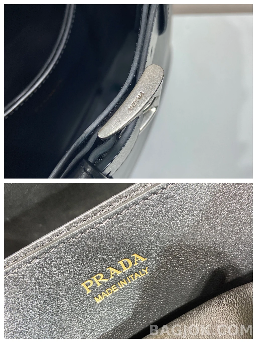 프라다 Prada 엑스트라 라지 토트백 램스킨 상세 이미지