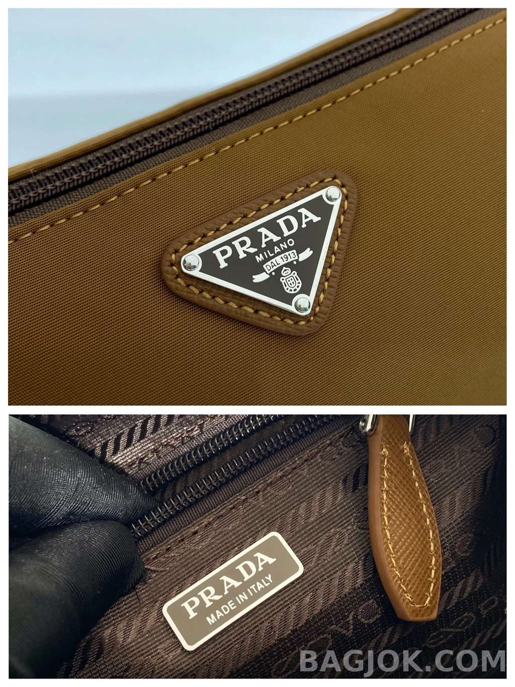 프라다 Prada 나일론 유니섹스 클러치백 상세 이미지