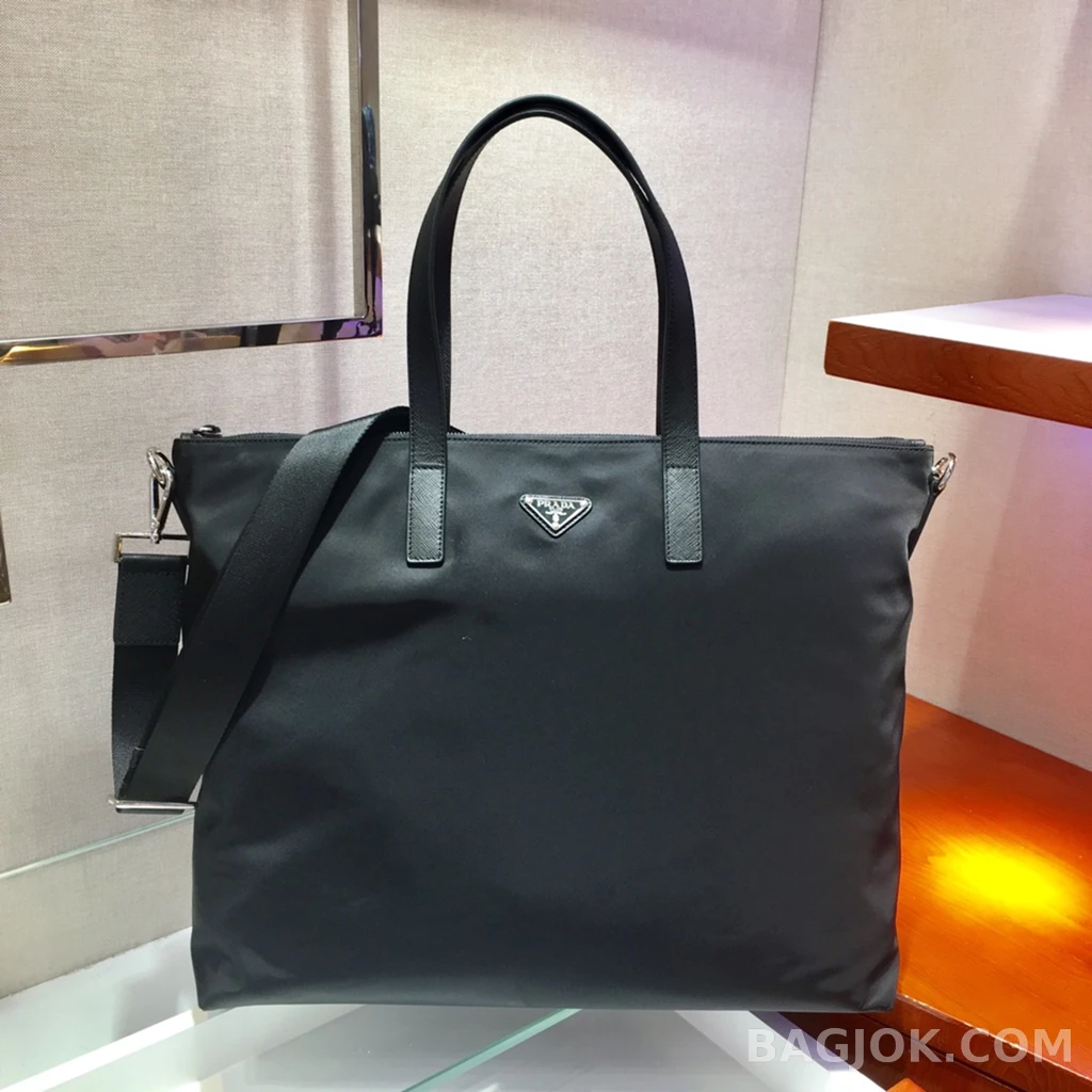 프라다 Prada 나일론 쇼퍼 토트백 유니섹스 상세 이미지