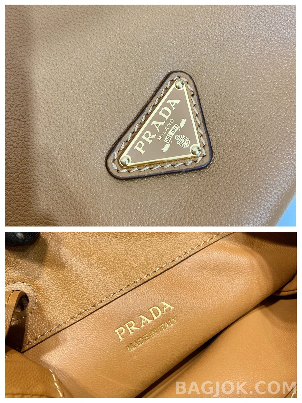 프라다 Prada 미니 드로스트링 크로스백 상세 이미지