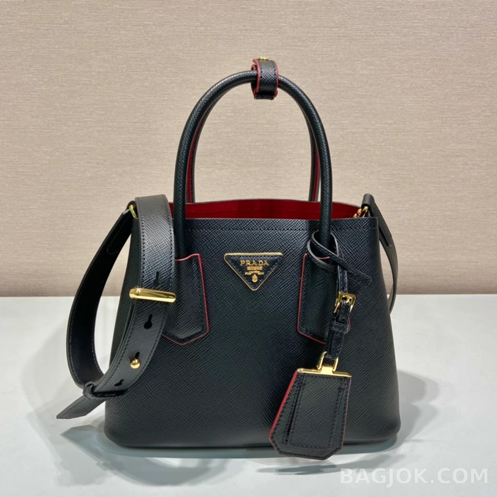 프라다 Prada 더블 미니 쇼퍼백 상세 이미지