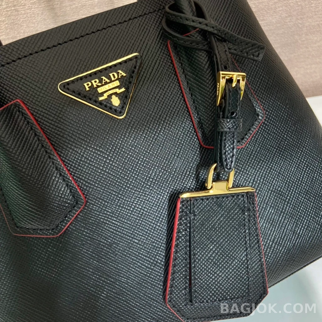 프라다 Prada 더블 미니 쇼퍼백 상세 이미지