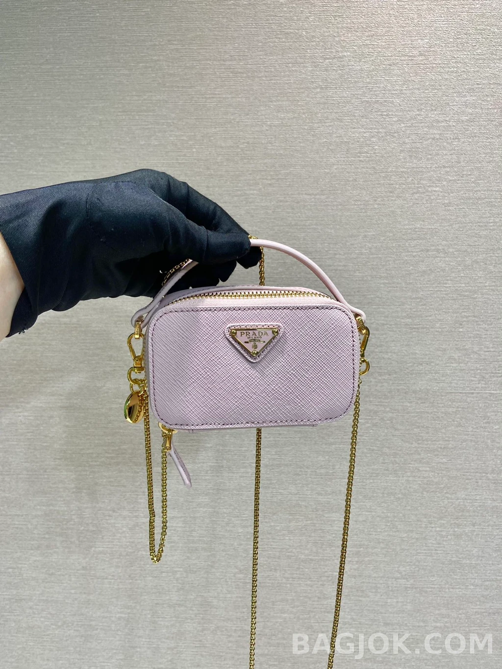 프라다 Prada 사피아노 미니 체인 크로스백 상세 이미지