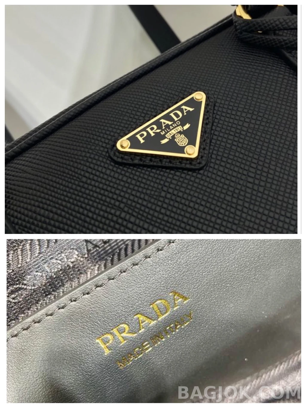 프라다 Prada 빈티지 숄더백 그레인레더 상세 이미지
