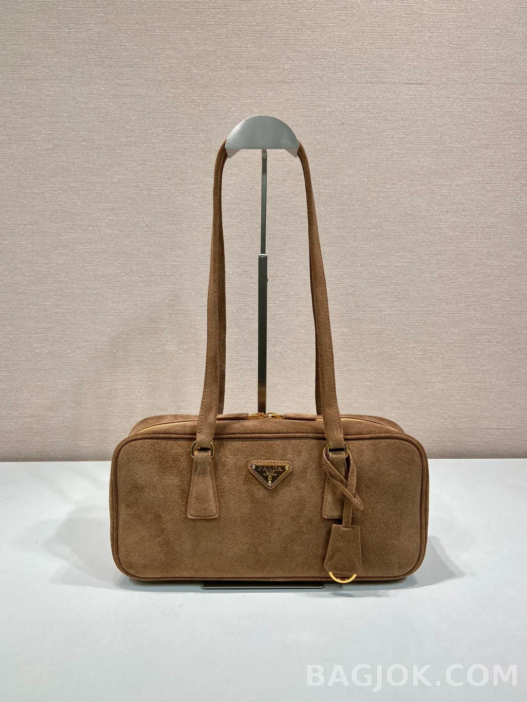 프라다 Prada 빈티지 숄더백 스웨이드 상세 이미지