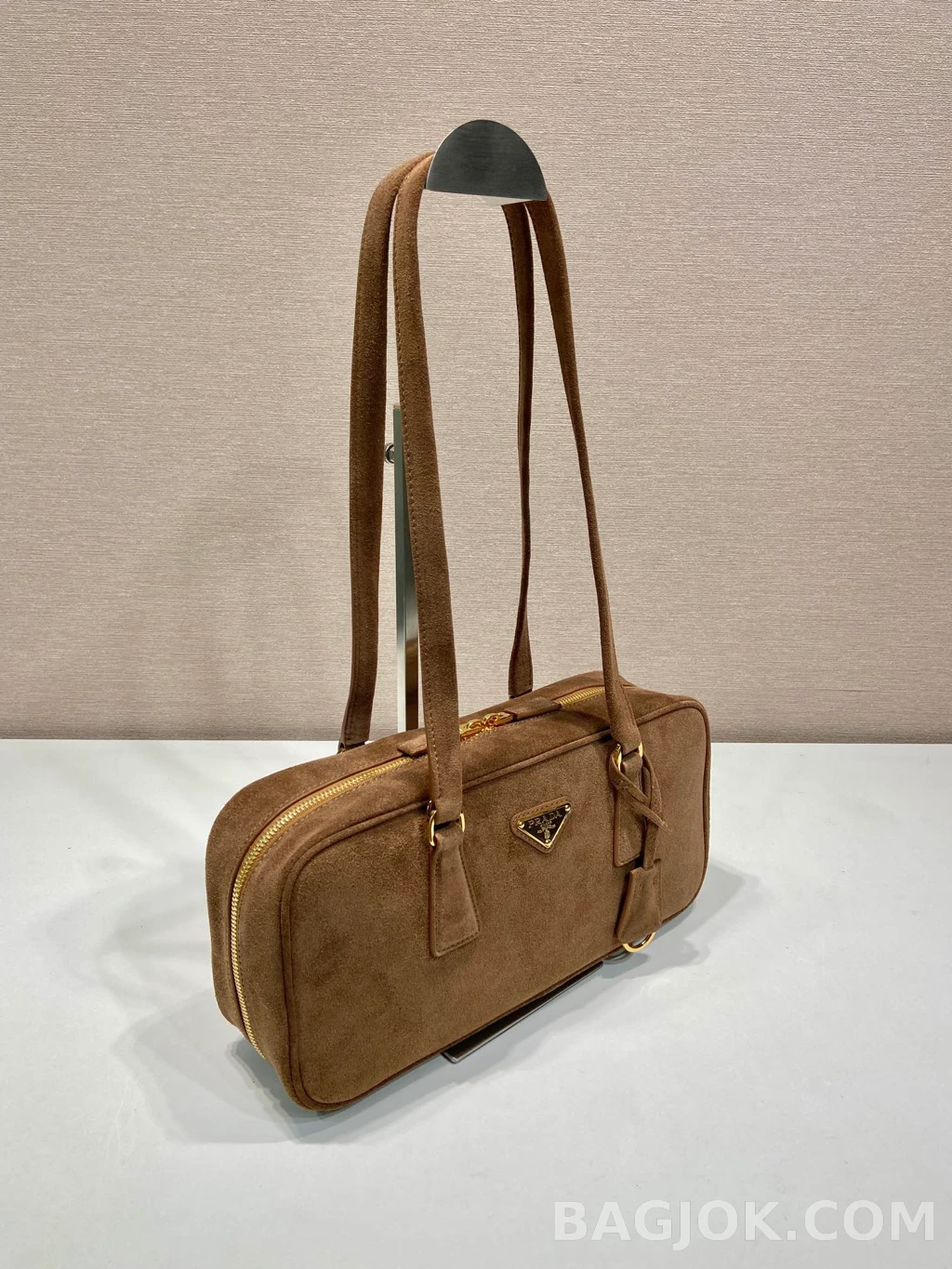 프라다 Prada 빈티지 숄더백 스웨이드 상세 이미지