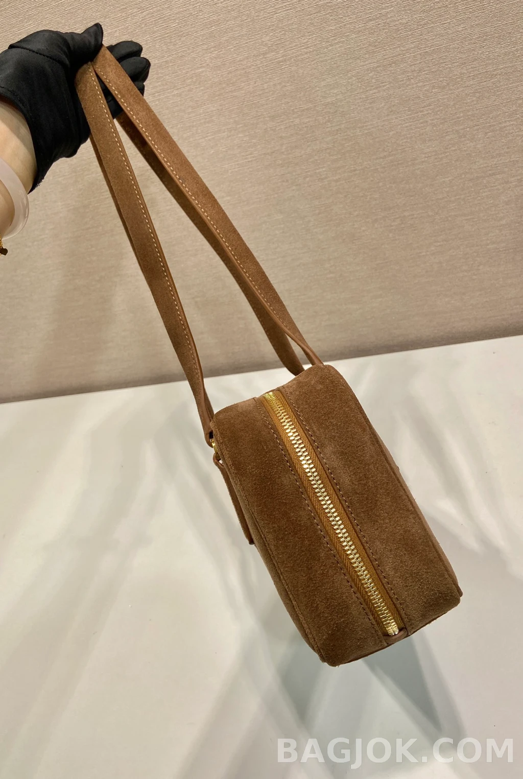 프라다 Prada 빈티지 숄더백 스웨이드 상세 이미지